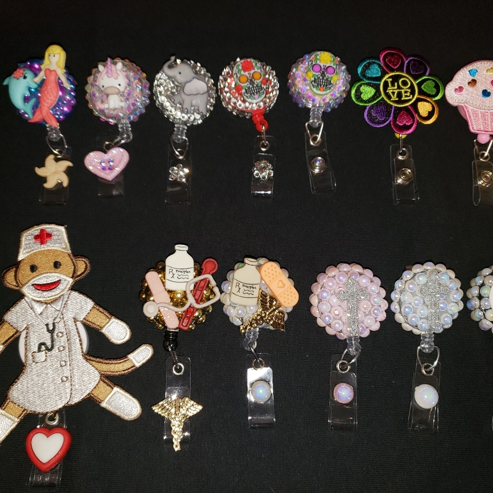 Custom Retractable ID Badge Holder
